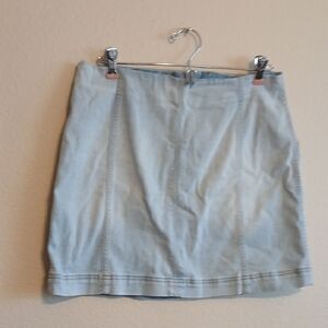 Wild Fable Faded Stretch Denim Mini Skirt Size 14